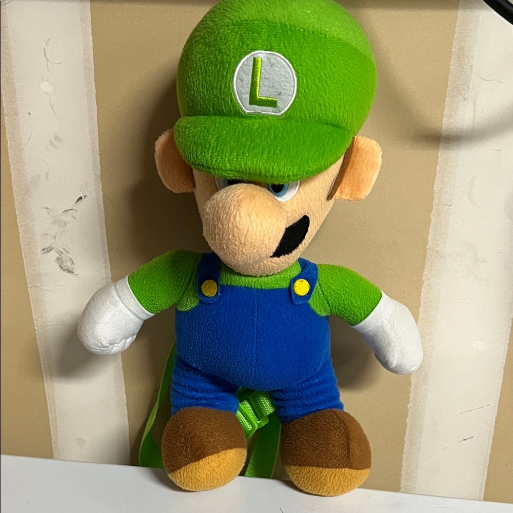 Nintendo Luigi Plush Backpack - Green and Blue